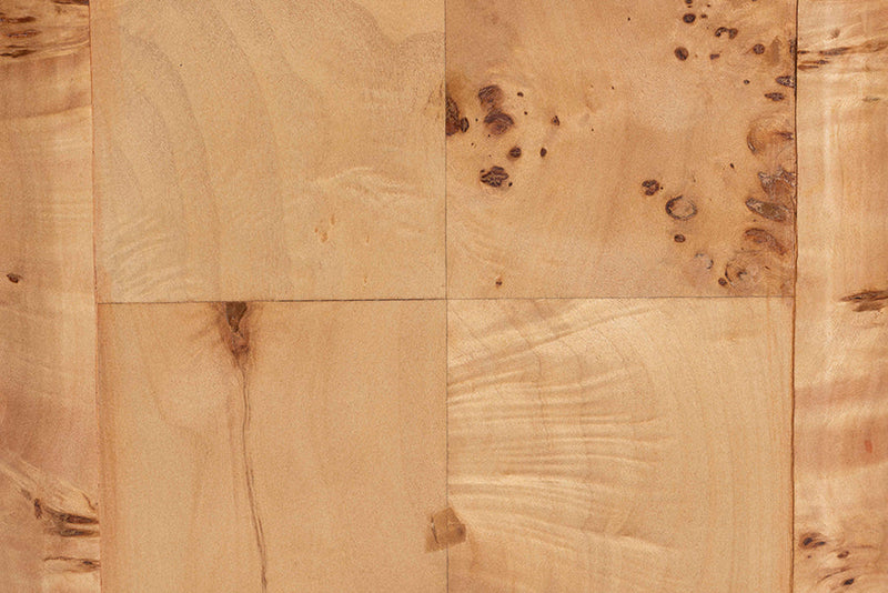 Raina Natural Mappa Burl Wood Storage Cabinet Baxton