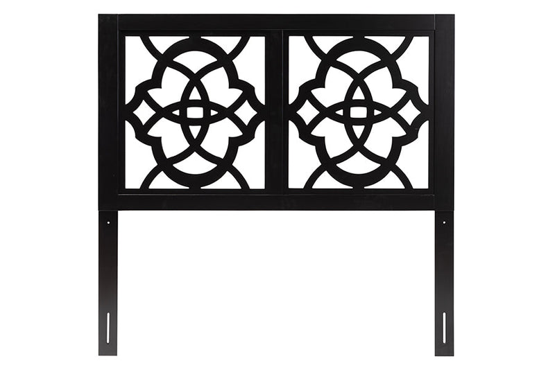 Terence Modern Dark Brown Queen Size Headboard Baxton