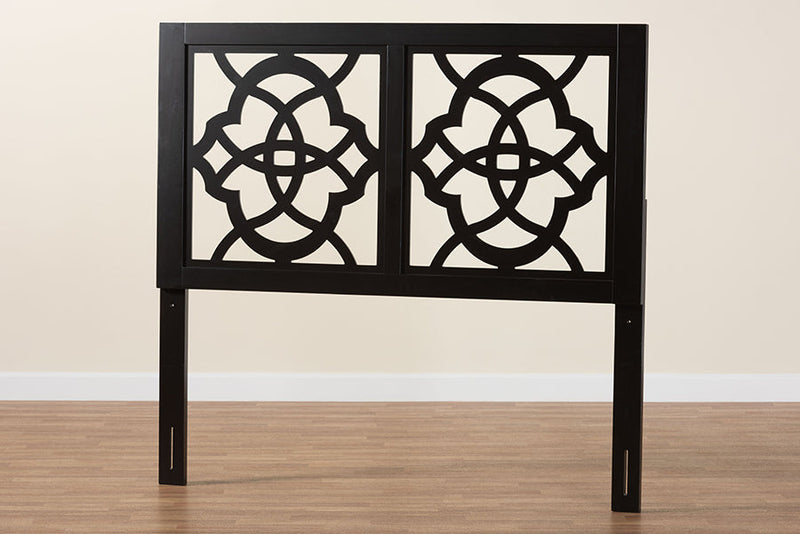 Terence Modern Dark Brown Queen Size Headboard Baxton