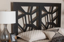 Raflesia Modern Dark Brown Queen Size Headboard Baxton