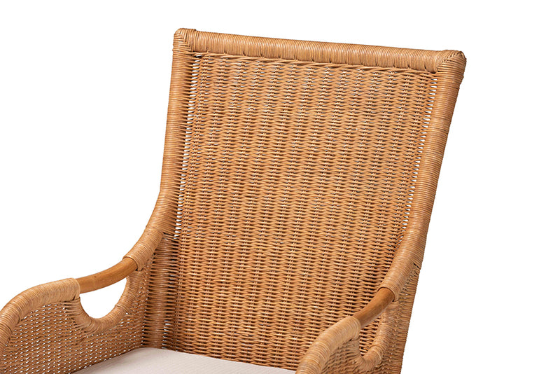 Cabrera Bohemian Light Honey Rattan Dining Chair