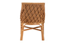 Dalston Bohemian Light Honey Rattan Dining Chair Baxton
