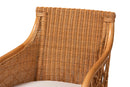 Dalston Bohemian Light Honey Rattan Dining Chair Baxton