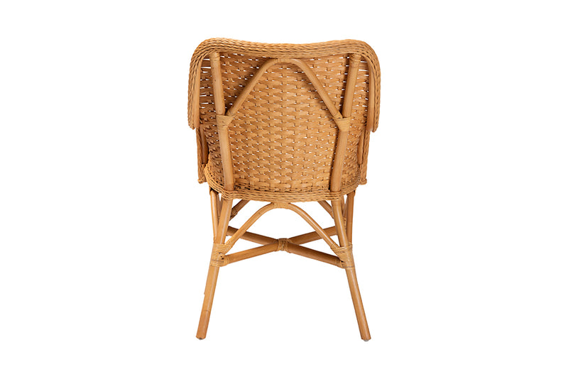 Sanne Bohemian Light Honey Rattan Dining Chair