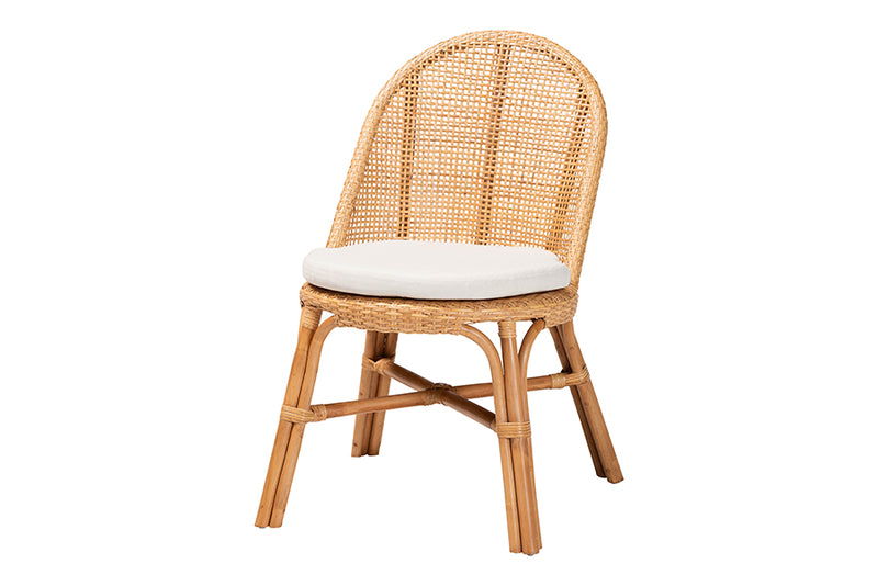 Bolivia Bohemian Light Honey Rattan Dining Chair