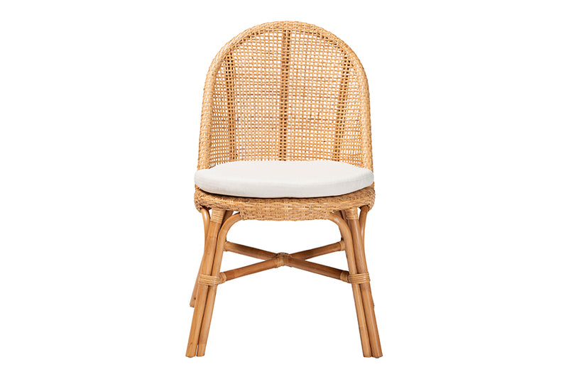 Bolivia Bohemian Light Honey Rattan Dining Chair