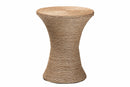 Rumi Japandi Natural Seagrass Side Table Baxton