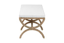 Iora Japandi Natural Seagrass Accent Bench Baxton