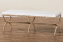 Iora Japandi Natural Seagrass Accent Bench Baxton