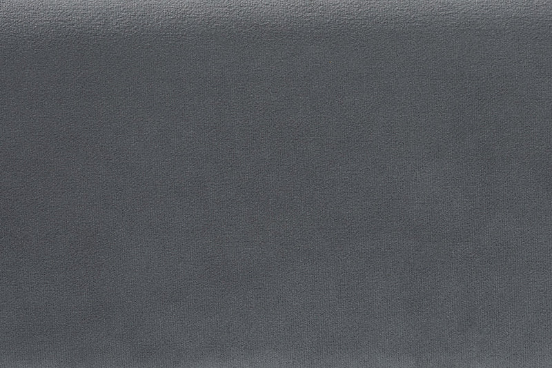 Jaspen Modern Slate Gray Velvet Queen Platform Bed Baxton