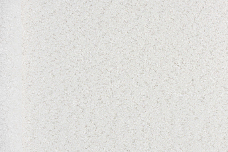Lilly Modern White Teddy-Bear Fabric 6-Drawer Dresser Baxton