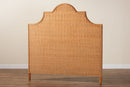 Alira Bohemian Light Honey Rattan King Size Standalone Headboard Baxton