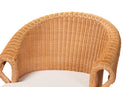 Stacey Bohemian Braided Honey Rattan Dining Chair Baxton