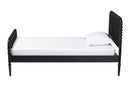 Laverne Black Full Size Bobbin Bed Baxton