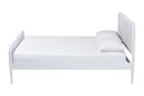 Laverne White Queen Size Bobbin Bed Baxton