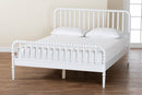Laverne White Queen Size Bobbin Bed Baxton