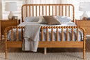Laverne Oak Brown Queen Size Bobbin Bed Baxton