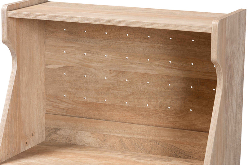Charmant Oak Brown Wood Kitchen Cabinet Baxton