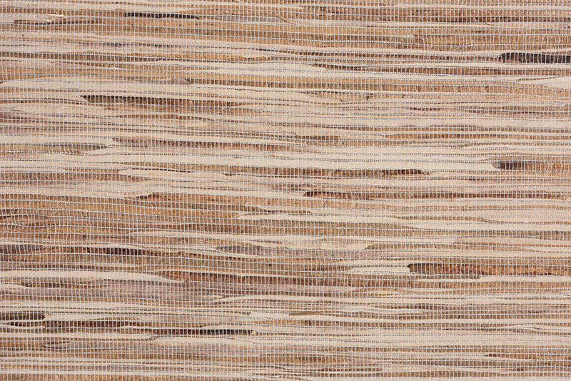 Paisley Bohemian Woven Natural Grasscloth 1-Drawer Nightstand Baxton