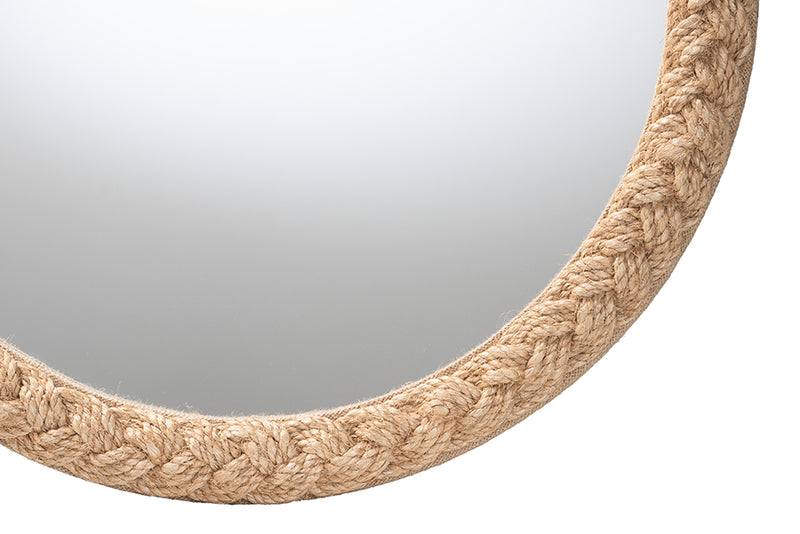 Bradford Coastal Braided Rope Accent Mirror