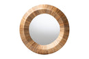 Aerin Bohemian Grasscloth Accent Mirror Baxton