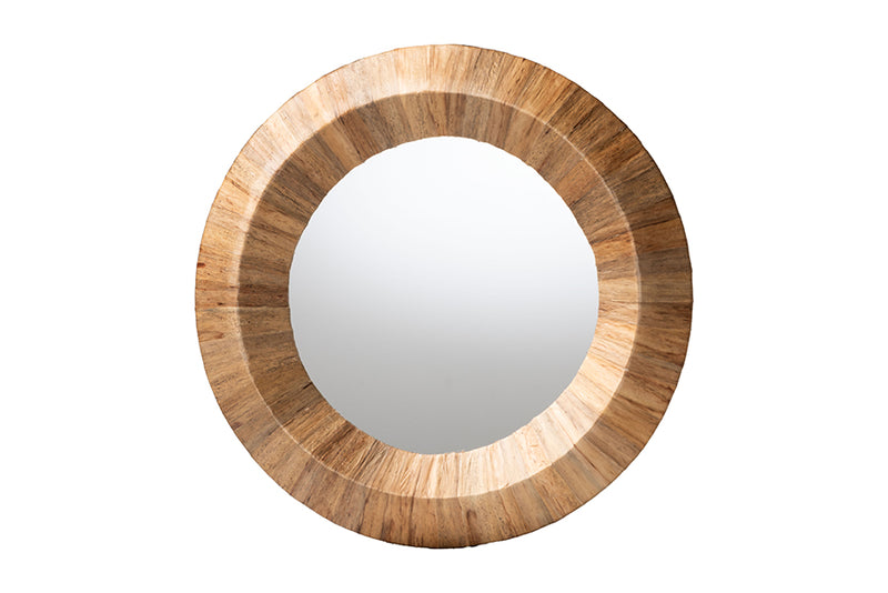 Aerin Bohemian Grasscloth Accent Mirror