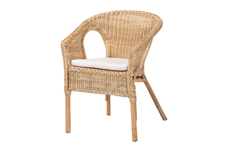 Agnes Natural Rattan Dining Chair Baxton