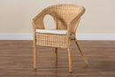Agnes Natural Rattan Dining Chair Baxton
