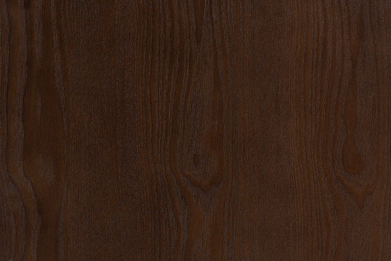 Verene Beige Fabric and Wenge Brown Wood 6-Drawer Dresser Baxton