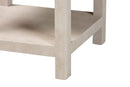 Cardinal Modern Beige Faux Shagreen 1-Drawer End Table Baxton