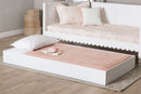 Ygritte Modern White Wood Twin Trundle Baxton