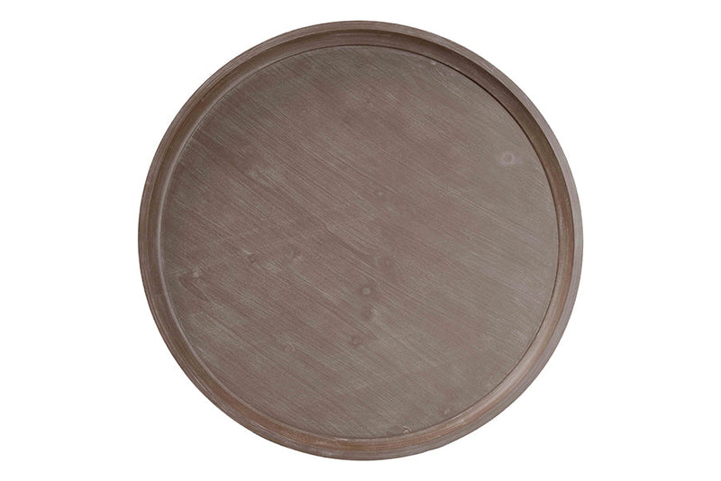 Cormier Antique Brown Wood Coffee Table Baxton
