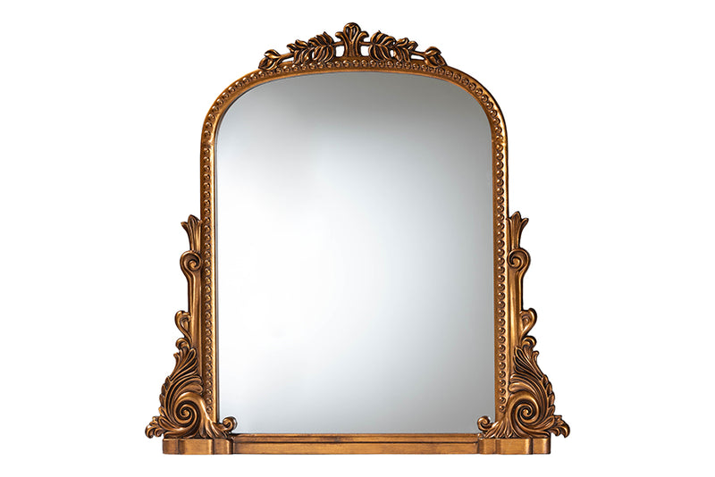 Carice Baroque Antique Goldleaf Accent Mirror