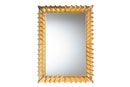 Rosalba Antique Goldleaf Accent Wall Mirror Baxton