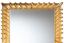 Rosalba Antique Goldleaf Accent Wall Mirror Baxton