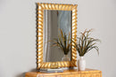 Rosalba Antique Goldleaf Accent Wall Mirror Baxton