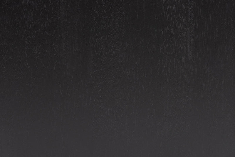 Laverne Black Bobbin Wood 6-Drawer Dresser Baxton