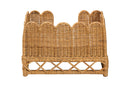 Claire Bohemian Light Honey Rattan Pet Bed Baxton