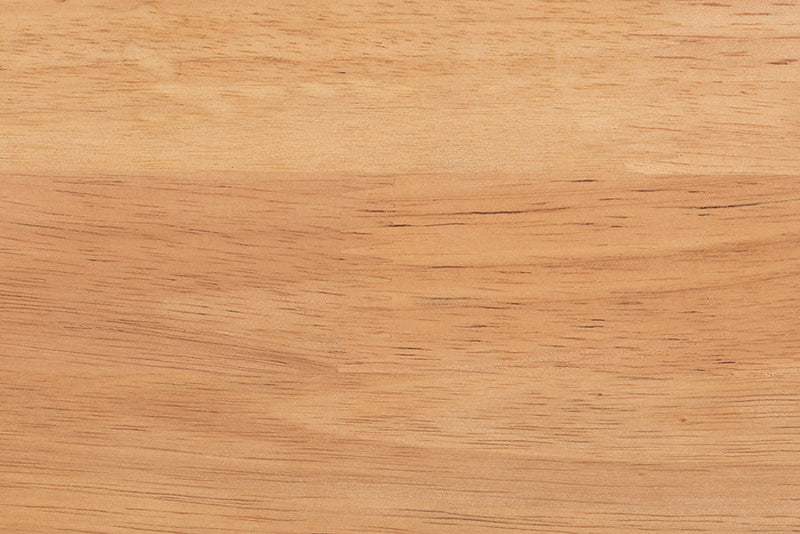Troy GrayCorduroy and Oak Brown Wood Queen Bed Baxton