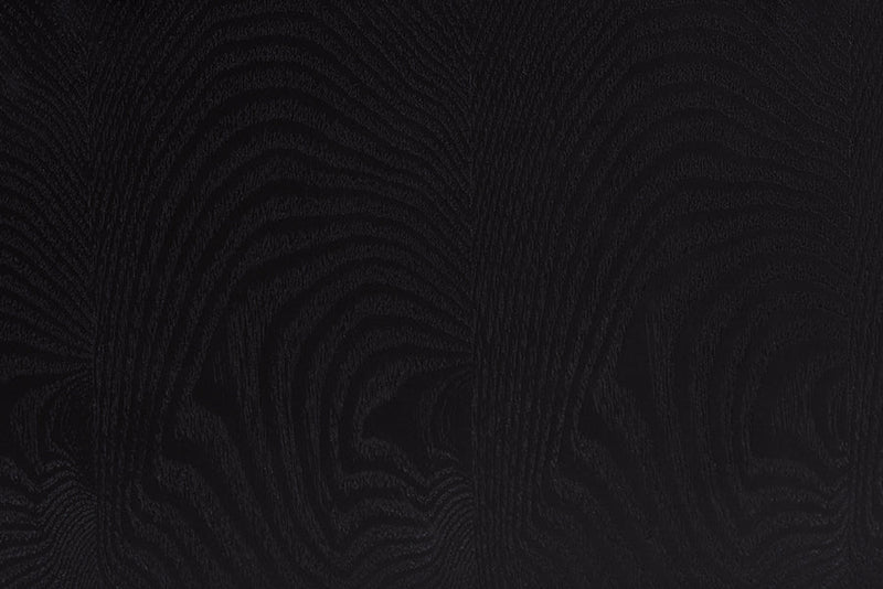 Marzenia Beige Fabric and Black Wood 1-Drawer Nightstand Baxton