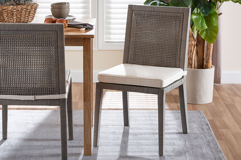 Lumines Natural Rattan Dining Chair Baxton