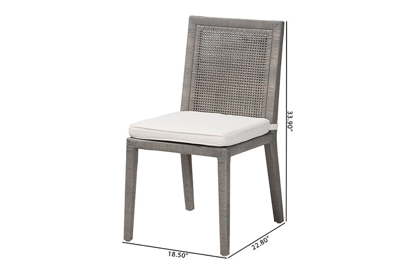 Lumines Natural Rattan Dining Chair Baxton