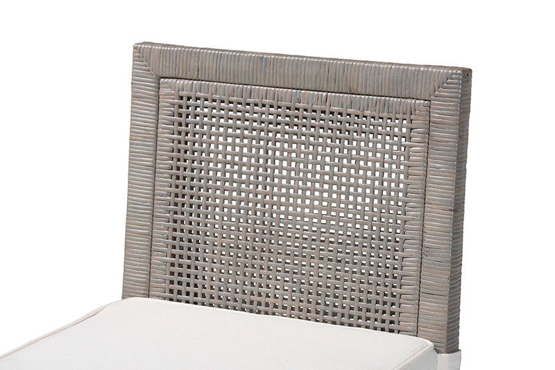 Lumines Natural Rattan Counter Stool Baxton