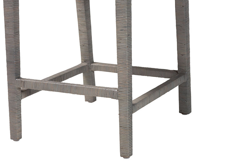 Lumines Natural Rattan Counter Stool Baxton