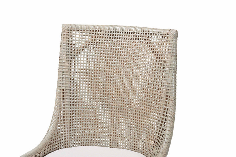 Saverio Rattan Dining Chair with Cushion Baxton