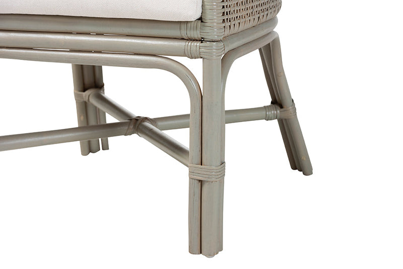 Saverio Rattan Dining Chair with Cushion Baxton