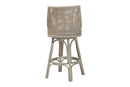Saverio Swivel Rattan Bar Stool with Cushion Baxton