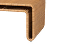 Matana Bohemian Light Honey Rattan Coffee Table Baxton