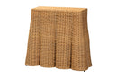 Claire Rectangular Natural Rattan Console Table Baxton