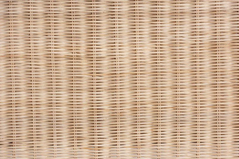 June Natural Rattan Coffee Table Baxton